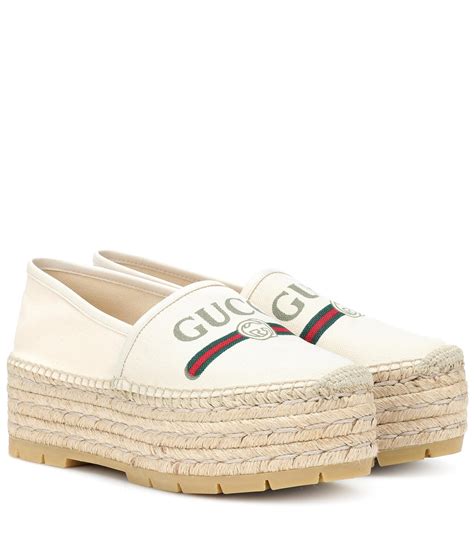 espadrille gucci blanche|Gucci espadrilles for sale.